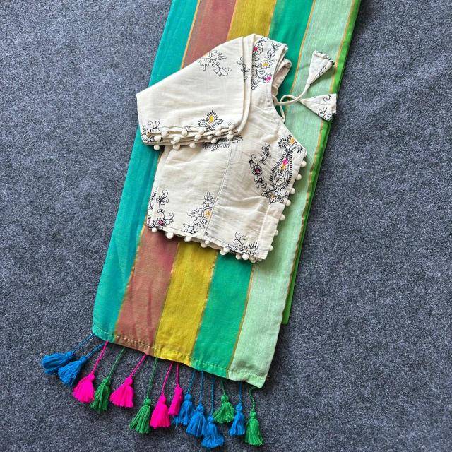 Blousewala mal cotton Sarees wholesale online shopping